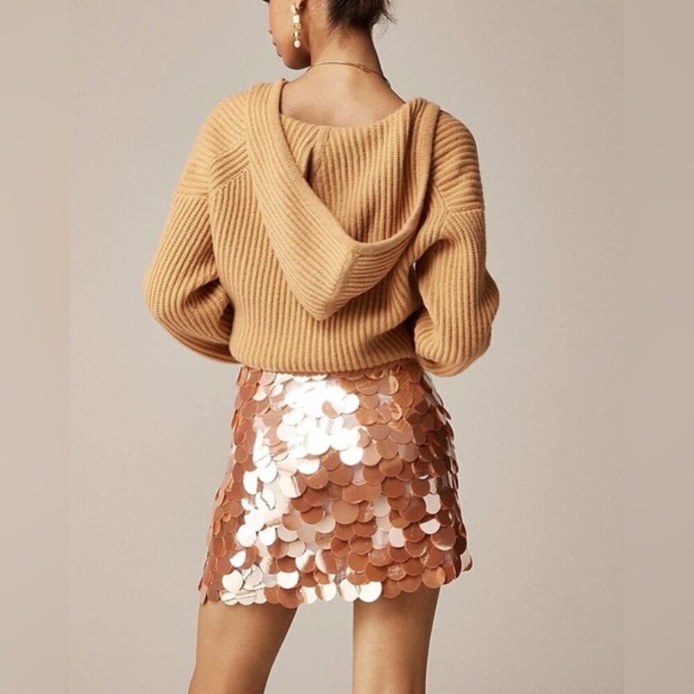 Nwt J.Crew Collection Circle Sequin Mini Skirt In… - image 6